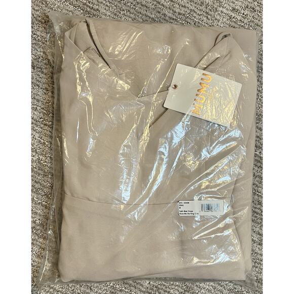 Show Me Your Mumu Faith Maxi Bridesmaid Dress Show Me The Ring Crisp NWT M - Picture 4 of 6